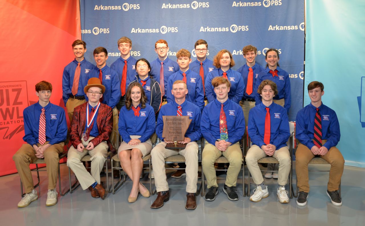 "Arkansas Quiz Bowl 2023" State Champions Arkansas PBS